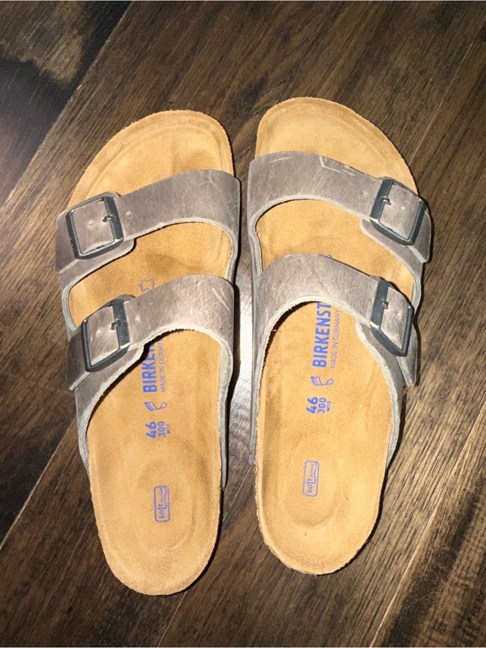 Birkenstock Arizona Two-Strap Sandals - Taupe Suede - Picture 2 of 10